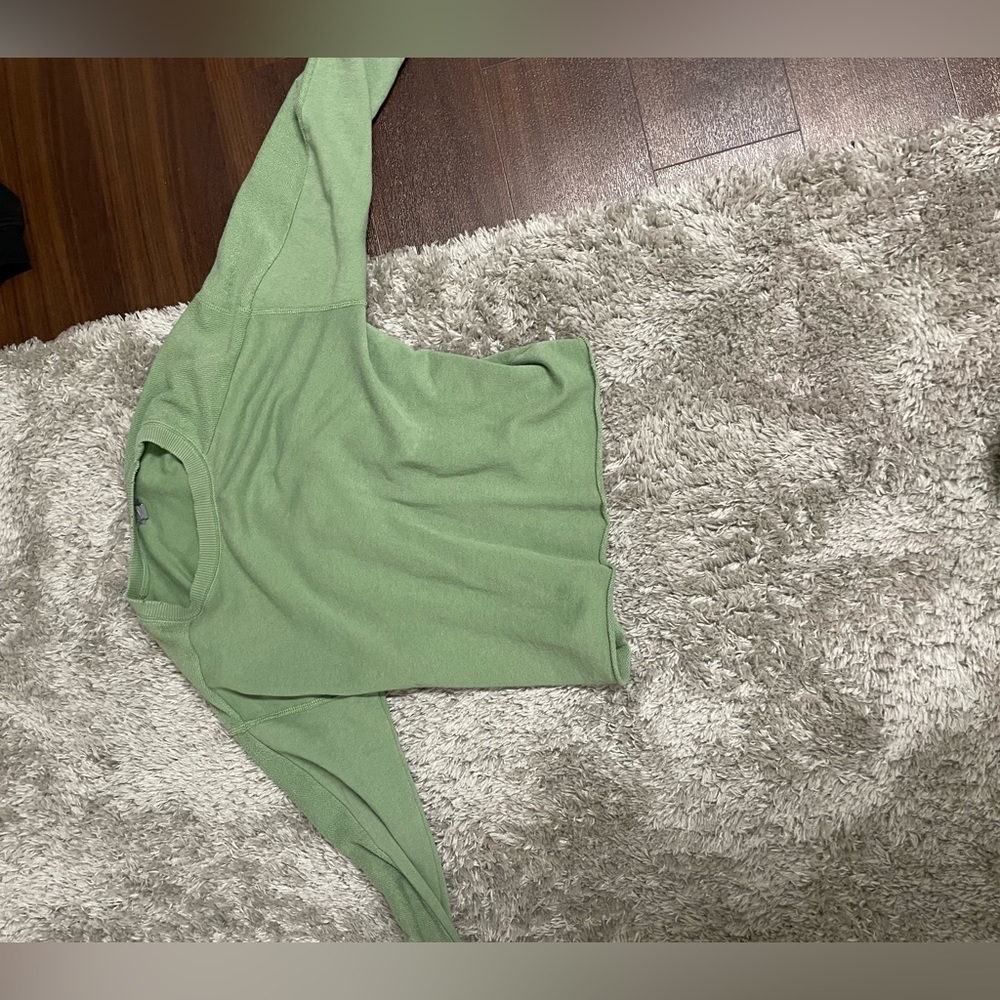 Green cropped pullover from Target. Size small or medium. In good condition.